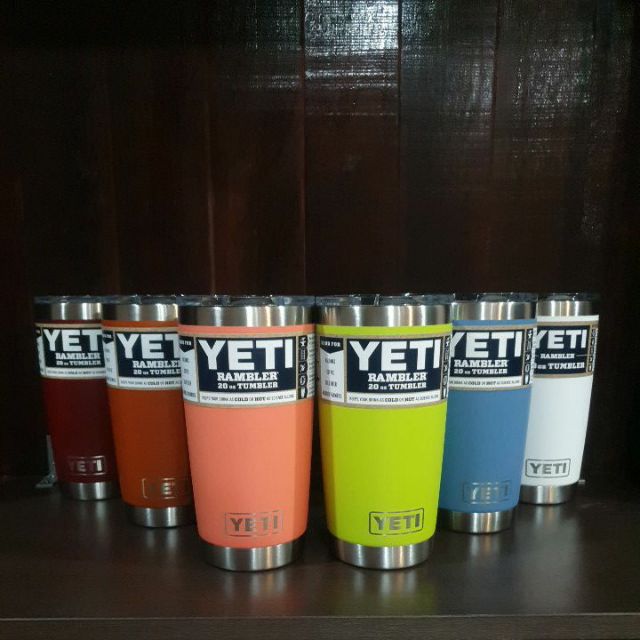 พร้อมส่ง😊ของแท้ 💯% แก้วเยติ YETI Rambler 20oz Tumbler W/MS Lid