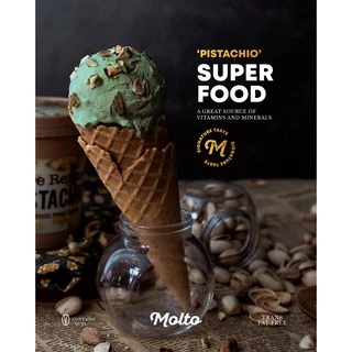 Pistachio (ไอศกรีม ถั่วพิสตาชิโอ 1 ถ้วย 16 oz.) - Molto premium Gelato