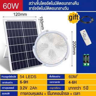 60W 100W 200W 300W 500W ไฟโซล่าเซลล์ Solar Light โคมไฟเพดาน ไฟเพดาน โคมไฟติดเพดาน ไฟ LED ไฟเพดานพลังงานแสงอาทิตย์ IP67