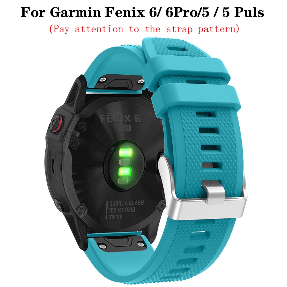 สายนาฬิกาข้อมือซิลิโคน แบบเปลี่ยน สําหรับ Garmin Fenix 7 7X 7S 6 6S 6X Pro GPS 5 5X 5S Plus