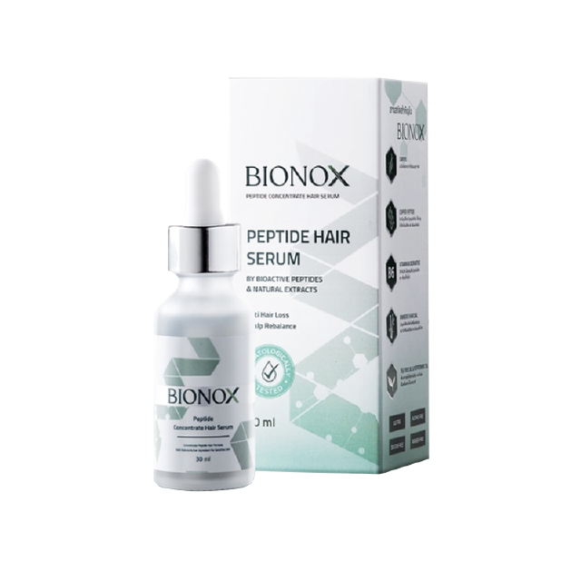 BIONOX PEPTIDE CONCENTRATE HAIR SERUM ไบโอน็อกซ์ เปปไทด์ คอนเซนเตรท แฮร์ เซรั่ม 30 ml.