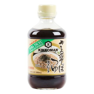 Kikkoman Soba Tsuyu Sauce 300ml. คิคโคแมนซอสโซบะสึยุ 300 มล.