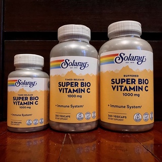 ส่งฟรีค่ะ Solaray Timed Release Super Bio Vitamin C 1,000 mg.