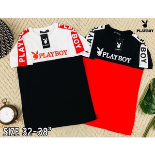 พร้อมส่ง ♦️ เสื้อยืดเพย์บอย Playboy งานปักแน่นๆ งานสุดฮิต