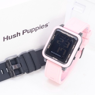 HUSH PUPPIES นาฬิกาข้อมือดิจิตอล สายยาง พร้อมกล่อง สําหรับผู้หญิง HP6460-H