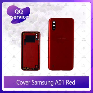 Cover Samsung Galaxy A01 อะไหล่ฝาหลัง หลังเครื่อง Cover อะไหล่มือถือ คุณภาพดี QQ service