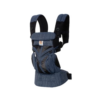 Ergobaby เป้อุ้มรุ่น Omni 360 ผ้าระบายความร้อน Cool Air Mesh สี Indigo Weave EGBCS360PINDIGO