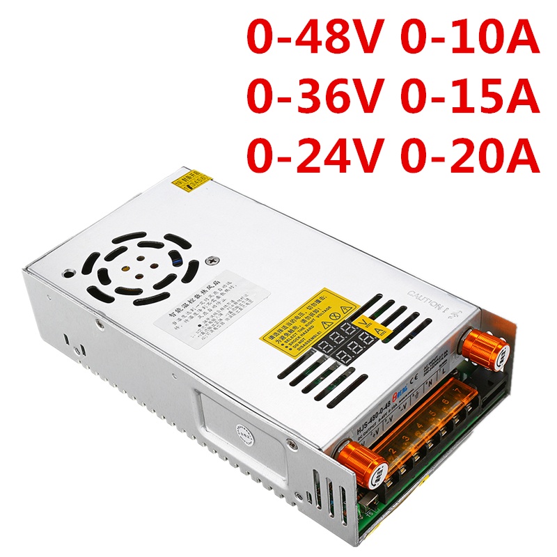 Hjs หม้อแปลงพาวเวอร์ซัพพลาย AC 110 220V เป็น DC 0-24 36 48V 480W พร้อมหน้าจอดิจิทัลคู่ ราคา ถูกที่สุด ดีลบีเคเค แกลเลอรีภาพที่ 3