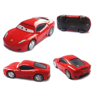 ฟิกเกอร์ Pixar Cars Red Ferrari อัลลอยด์ ขนาดเล็ก โมเดลรถแข่ง รถแข่ง ของเล่นคลาสสิก ของเล่นเด็ก