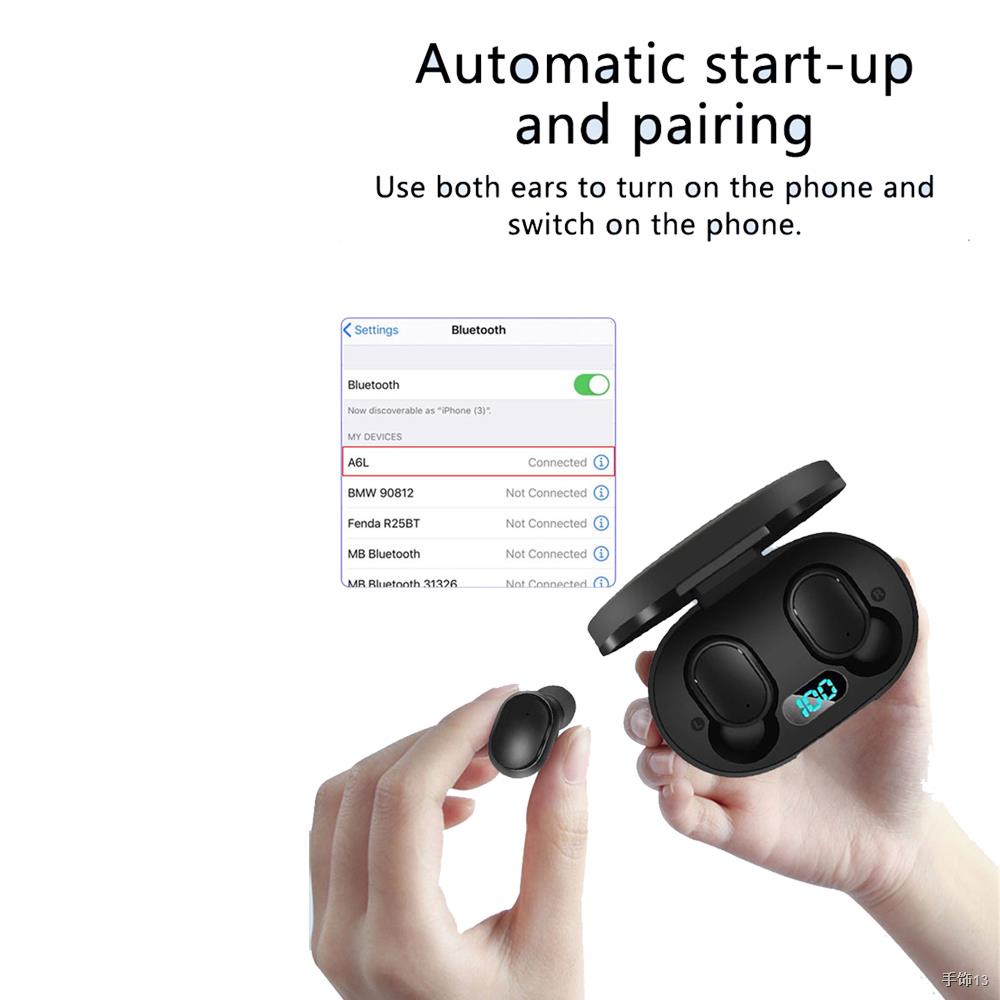 ∈❆◆TWS Bluetooth Earphones Wireless Headset Stereo Headphones Noise Cancelling Mini Earbuds for Xiaomi Huawei Iphone All
