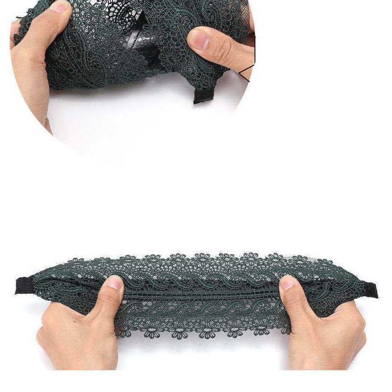 ใหม่ ที่คาดผมตาข่ายลูกไม้ ย้อนยุค / ที่คาดผมปีกกว้าง เรียบง่าย สําหรับผู้หญิง / ที่คาดผมหรูหรา / เครื่องประดับผม - รูปที่ 4