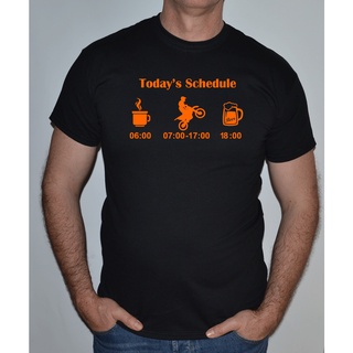 ขายดี!เสื้อยืด พิมพ์ลาย KTM TODAYS SCHEDULE BIKE สําหรับผู้ชาย 611984S-5XL