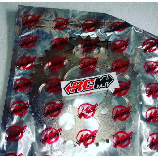 เกียร์หลังบางขนาด 415 X 35T 36T 37T 38T 35 36 37 38 415X35 415X36 415X37 415X38 Smash Shogun Satria 