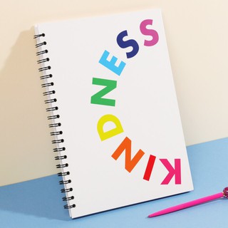 PAPERCHASE สมุดโน๊ต ลาย Rainbow Kindness ขนาด A4 PAPERCHASE Notebook Rainbow Rainbow Size A4