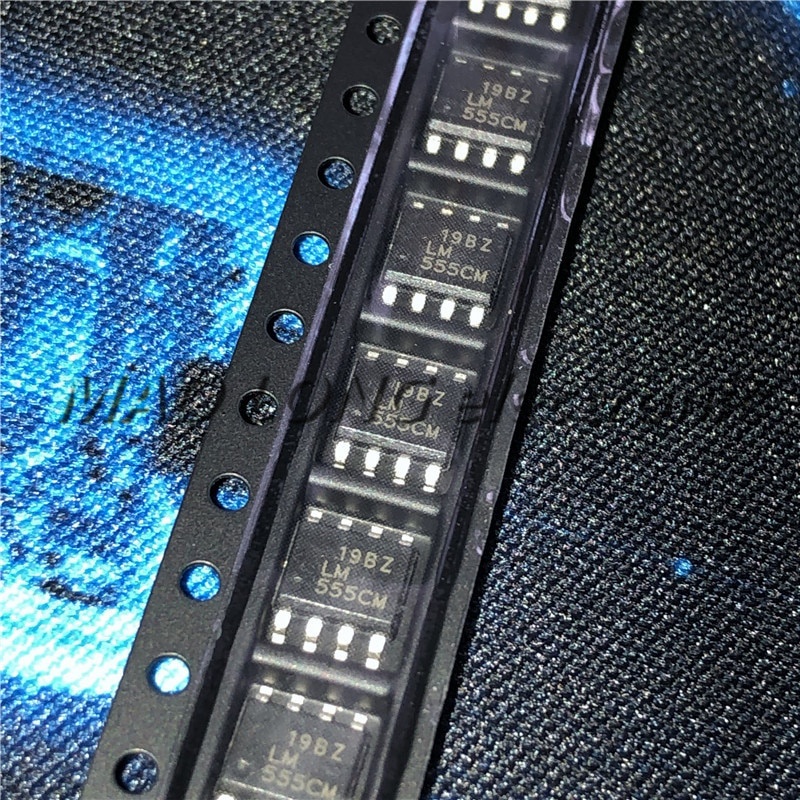 10 ชิ้น/ล็อต LM555 ซม.SOP8 LM555 SOP 555M LM555CMX SOP-8 SMD ใหม่
