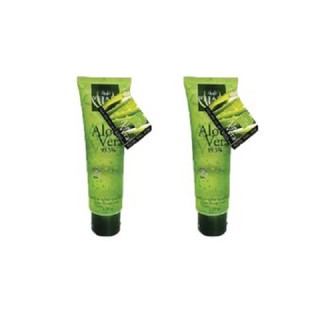 VITARA ALOE VERA 99.5% GEL 120G.แพ็คคู่ ไวทารา เจลว่านหางจระเข้สูตรต้นตำรับ สำหรับผิวกายหลังออกแดด