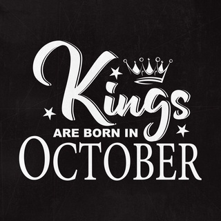 คอลูกเรือKings Is Born in October svg File, King svg, Birthday Cut File, October svg, เสื้อเชิ้ตผู้ชาย, Born in SeptemS-