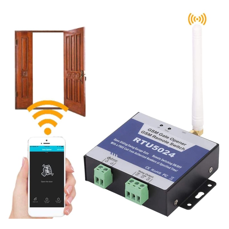 Zzz Gsm สวิตช์รีเลย์เปิดประตูโทรศัพท์ แบบไร้สาย Rtu5024
#8