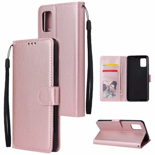 เคส Oppo A54 Case A74 5G 4g A5s A7 A12 A31 A94 A95 Flip Cover เคสฝาพับ Leather Wallet With Card Pocket TPU Bumper เคสหนัง เคสเคสโทรศัพท์หนังฝาพับพร้อมช่องใส่บัตรสําหรับ Oppoa54 เคสหนัง