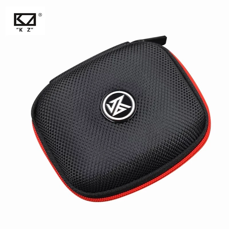 KZ Case earphone Box Bluetooth Headset case Square Portable Compression Headset case EVA Zipper with logo ZST V80 ES4