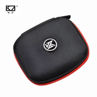 KZ Case earphone Box Bluetooth Headset case Square Portable Compression Headset case EVA Zipper with logo ZST V80 ES4