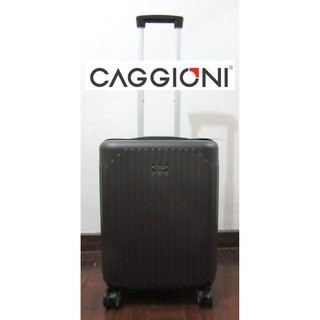 กระเป๋าเดินทาง Caggioni Corporate 20นิ้ว carryon ขึ้นเครื่องได้ 4ล้อลาก สีดำเทา