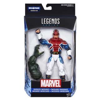 HASBRO MARVEL LEGENDS : ABOMINATION SERIE : CAPTAIN BRITAIN ของใหม่ พร้อมชิ้นส่วน BAF ของแท้ 100%