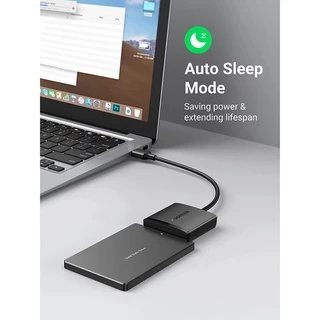 UGREEN รุ่น 60561 USB 3.0 to SATA Adapter for 2.5/3.5 HDD/SSD, SATA to USB Lead, Hard Drive Adapter