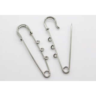 เข็มกลัด 3 ห่วง 7*1.5 cm 5 ชิ้น Brooch Pins with 3 Hanging Holes