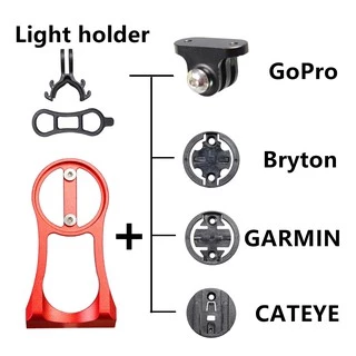 เม้าท์อลูมิเนียมจับยึดโทรศัพท์ ไมค์ Garmin Bryton Cateye, IGPSPORT, ไฟหน้า, กล้อง GoPro