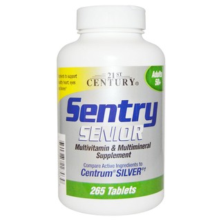 21st Century, Sentry Senior, Multivitamin &amp; Mineral Supplement, Adults 50+, 265