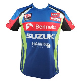 เสื้อยืดแขนสั้น SUZUKI วัสดุผ้า นาโนไมโครไฟเบอร์ มีประสิทธิภาพในการซับเหงื่อสูง 🔥พร้อมส่ง🔥มีเก็บปลายทาง