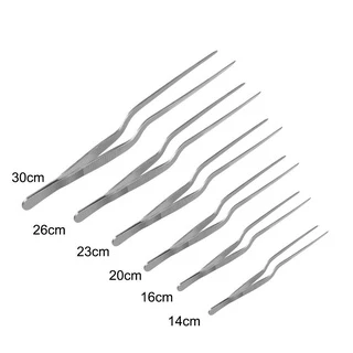 BEAU1 Food Tweezer เครื่องมือห้องครัวการนําเสนอการให้บริการสแตนเลส