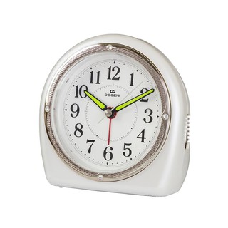 clock ALARM CLOCK 5x4.5 Inches WHITE DODENI Home decoration Home &amp; Furniture นาฬิกา นาฬิกาปลุกพลาสติก DOGENI TEP004WT 5x