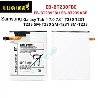 แบตเตอรี่ แท้ Samsung Galaxy Tab 4 7.0 T230 T231 T235 EB-BT230FBE 4000mAh ร้าน TT.TT shop