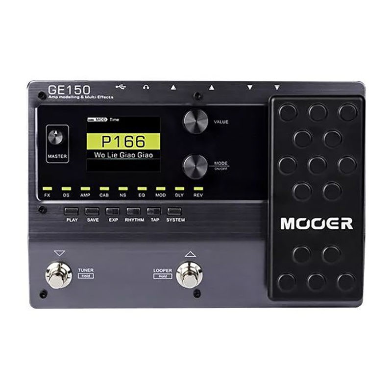 Mooer GE150 *ของแท้รับประกันศูนย์* Guitar Multi-Effects มัลติเอ็ฟเฟ็กต์กีต้าร์, Looper, OTG ไลฟ์สดผ่านสมาร์ทโฟนได้