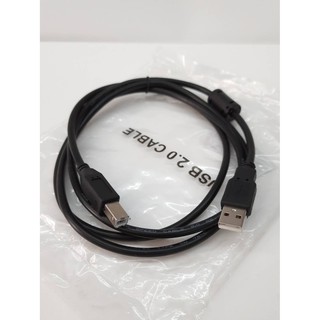 CABLE PRINTERปริ้นเตอร์  1.8 เมตร USB 2.0 ใช้ต่อคอมกับปริ้นเตอร์ สายหนา สัญญานดี แข็งแรงทนทาน