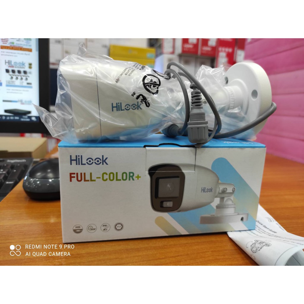 กล้องวงจรปิด 2 ล้านพิกเซล Hilook THC-B127-MS สี 24 ชม.(กล้องมีไมค์)