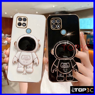 เคส OPPO A15 A15S A16 A5S A7 A12 F9 A57 2022 A77 5G A76 A96 A74 A54 A95 เคสป้องกันโทรศัพท์มือถือ ลายนักบินอวกาศ สําหรับ YHY