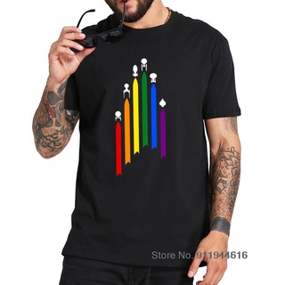 เสื้อยืดคอกลม ผ้าฝ้าย 100% แบบนิ่ม พิมพ์ลาย Star Trek Rainbow คุณภาพสูง พรีเมี่ยม ไซซ์ EU