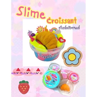 สไลม์ ครัวซอง ขนม slime crossaint น่ารัก