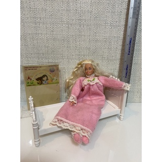 Barbie bedtime 1993 vintage doll ของแท้ หายากมาก สภาพเทพอยู่ค่ะ พร้อมเตียงTomy