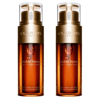 Clarins Double Serum Complete Age Control Concentrate 100ml/50ml Clarins Double Serum Eye ครบไซส์