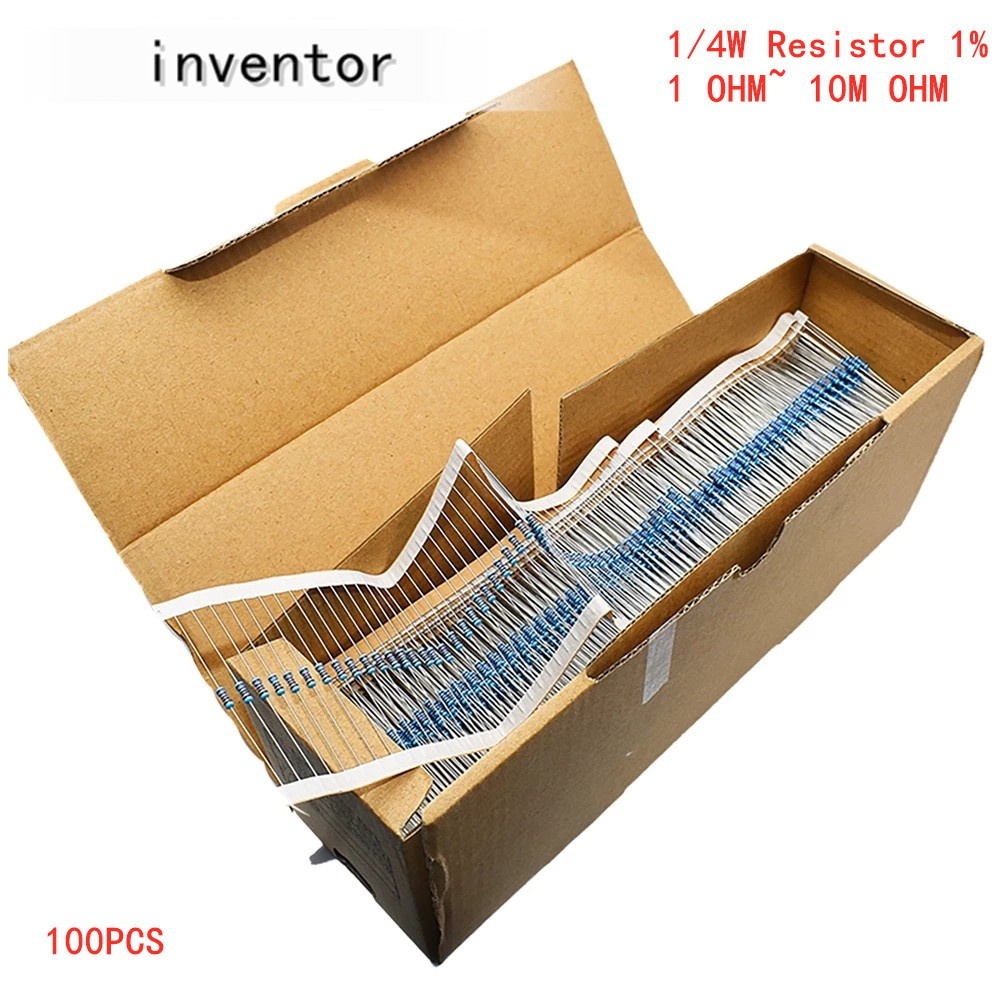 ตัวต้านทานฟิล์มโลหะ 120R 150R 180R 200R 220R 240R 270R 300R 330R 360R 390R 430R 470R 510R 560R 620R 