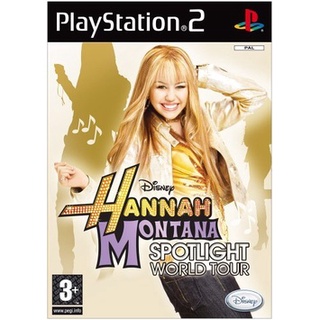 แผ่นเกมส์ Play Station2 PS2 Hannah Montana Spotlight World Tour ( 1 DVD )