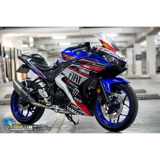 สติ๊กเกอร์แต่งลายรถ Yamaha Yzf R3 V.1 ลาย FIAT