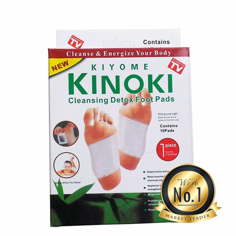 แผ่นแปะเท้าสมุนไพร KINOKI คิโนกิ ของแท้? Foot Pad แผ่นแปะเท้าเพื่อสุขภาพ