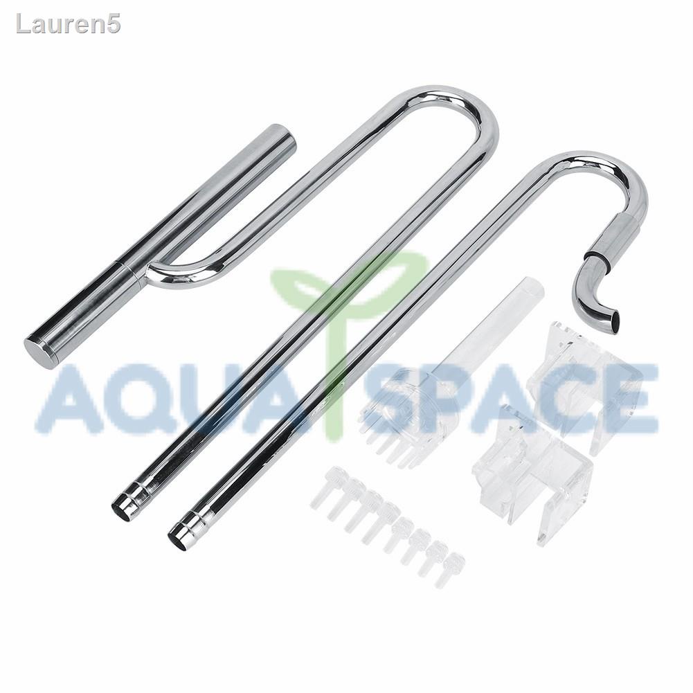 🔥ลด 50% ทั้งไซต์🔥►IN-OUT Stainless Steel 12 mm 16mm in-outflow ยกชุดสแตนเลส สำหรับตู้ไม้น้ำ ตู้ปลา พ