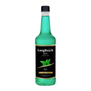 ลองบีช ไซรัปมิ้นท์ ขนาด 740 มล. LongBeach Mint Syrup size 740 ml.