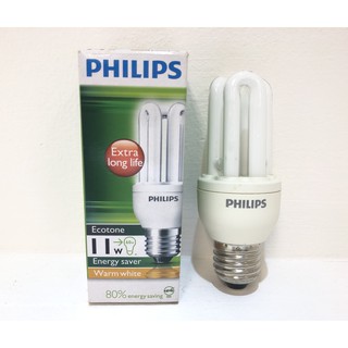 หลอดไฟ  PHILIPS ECOTONE HS 11W E27 ( แพค 6 ดวง )